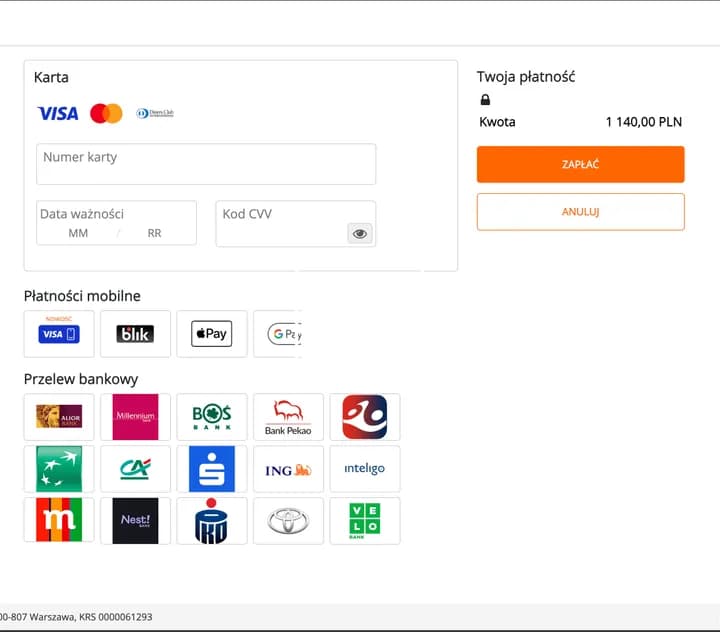 Bezpieczne płatności online